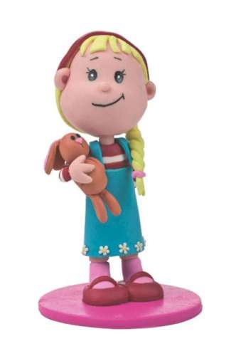 Claydough Girl Cake Topper - Click Image to Close